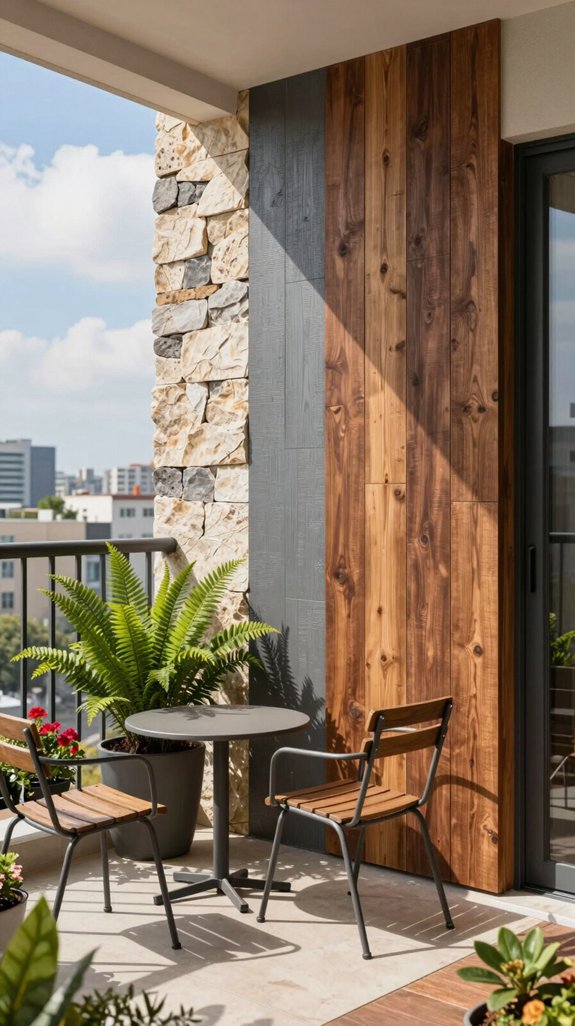 20 Balcony Wall Design Ideas for a Stunning Backdrop 16 durable materials for balconies
