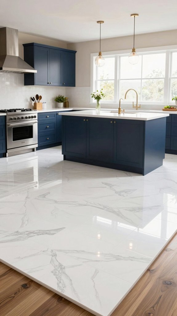 18 Kitchen Flooring Ideas That Combine Style and Durability 4 durable waterproof versatile flooring
