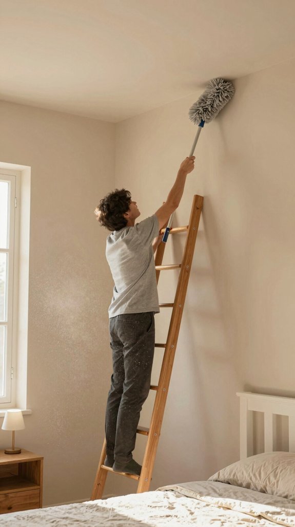 The Ultimate Bedroom Wall Cleaning Guide 2 dust before washing walls