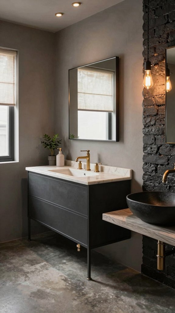 dynamic contrast in bathrooms