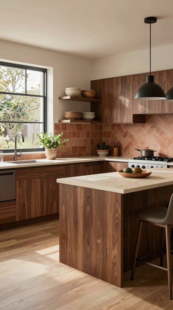 22 Kitchen Color Ideas That Feel Fresh and Modern 10 earthy brown kitchen design