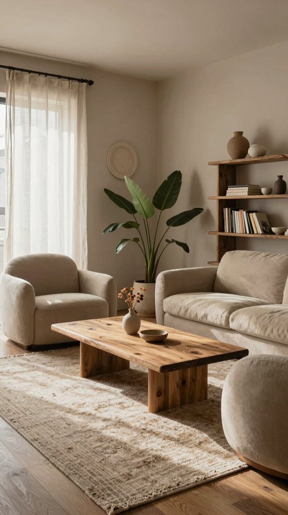 earthy colors for tranquility