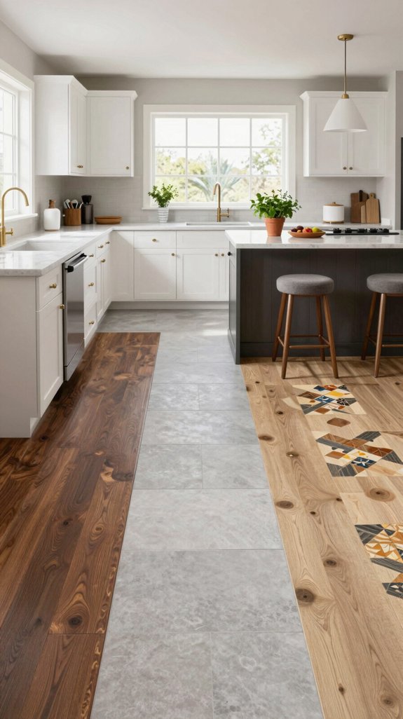 18 Kitchen Flooring Ideas That Combine Style and Durability 12 earthy tones enhance kitchen