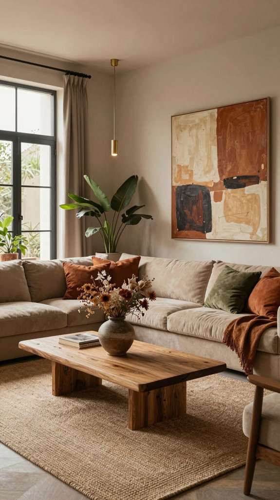 earthy tones for elegance