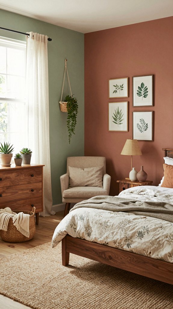 earthy tones for serenity