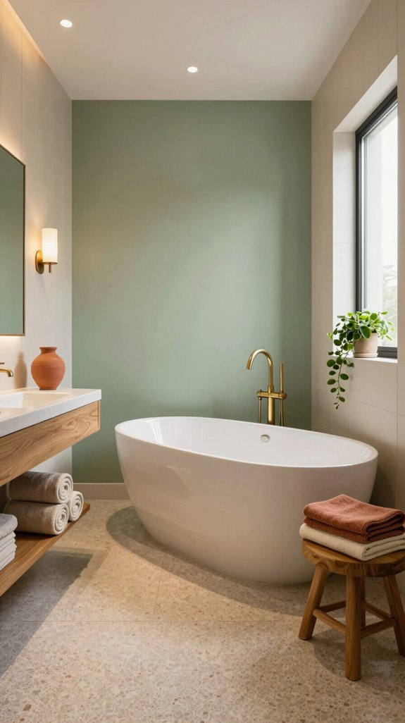 19 Spa Bathroom Ideas to Create a Relaxing Retreat 7 earthy tones sophisticated design