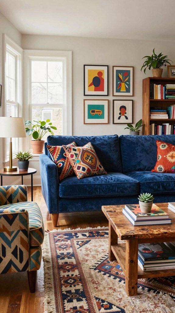 eclectic furniture design combinations