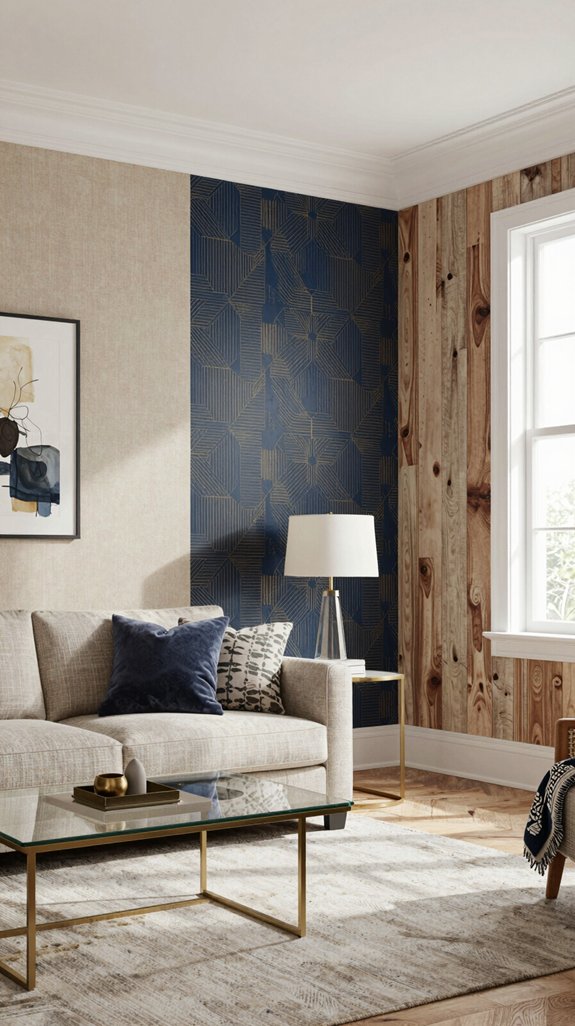 eclectic texture mixing design