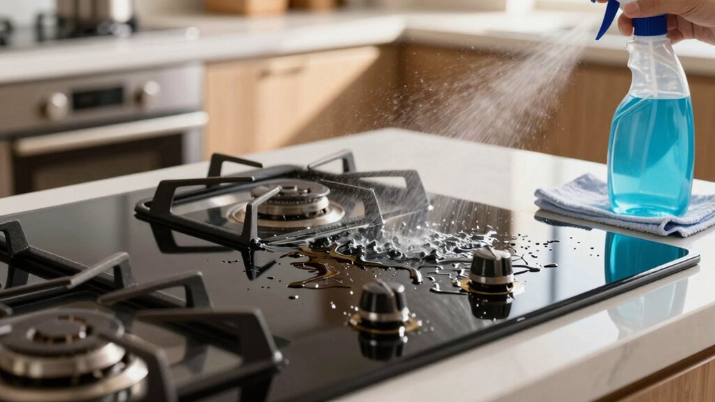 effective grease cutting cooktop cleaners