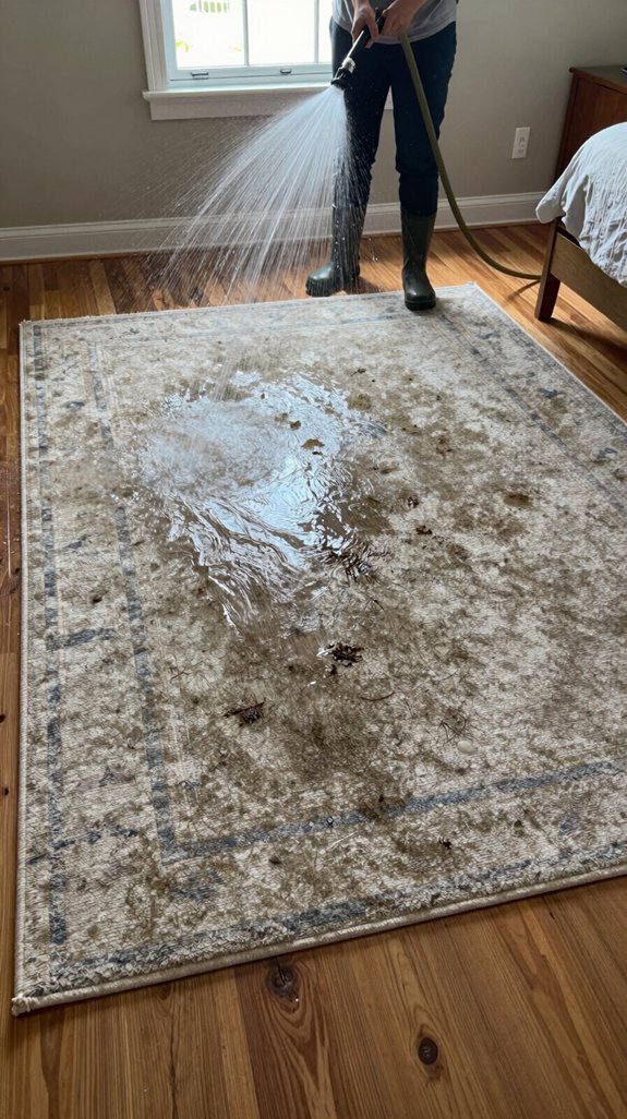 Step-by-Step Guide to Clean Your Bedroom Rug 5 effective rug rinsing techniques