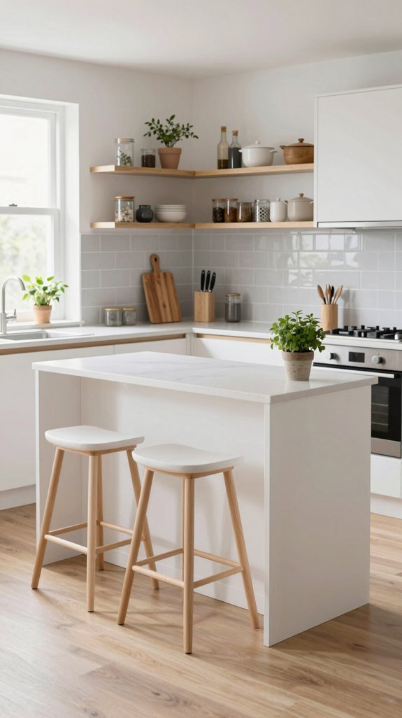 efficient and stylish kitchen island