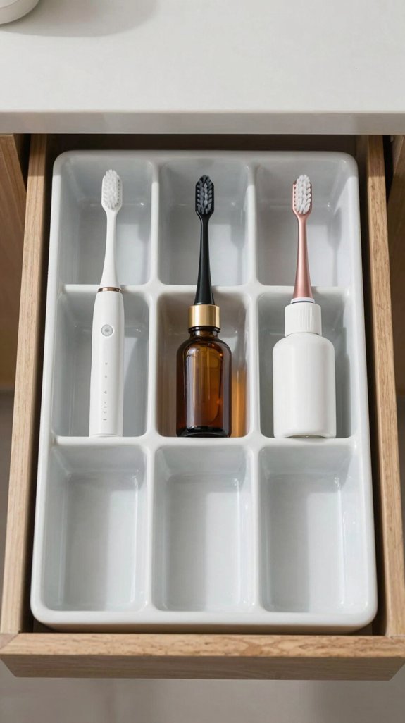 efficient bathroom organization solutions