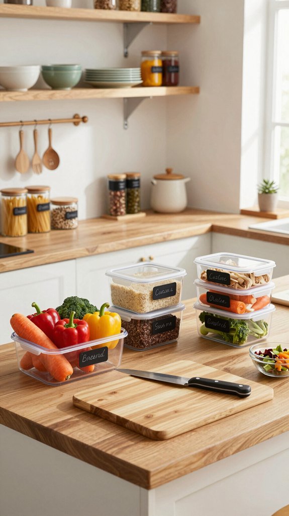 efficient ingredient organization system