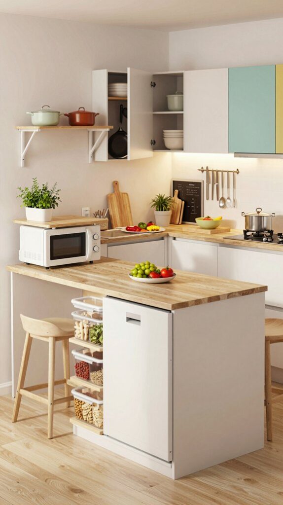 efficient small space kitchens