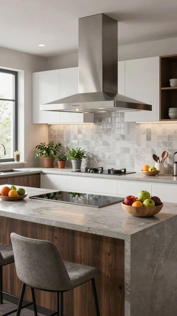 efficient stylish kitchen ventilation