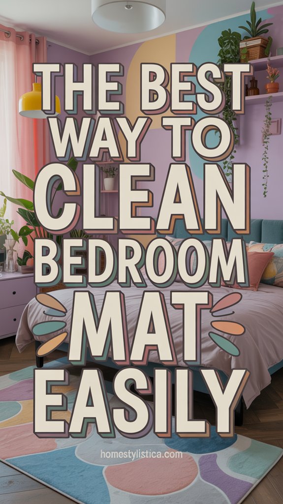 effortless bedroom mat cleaning