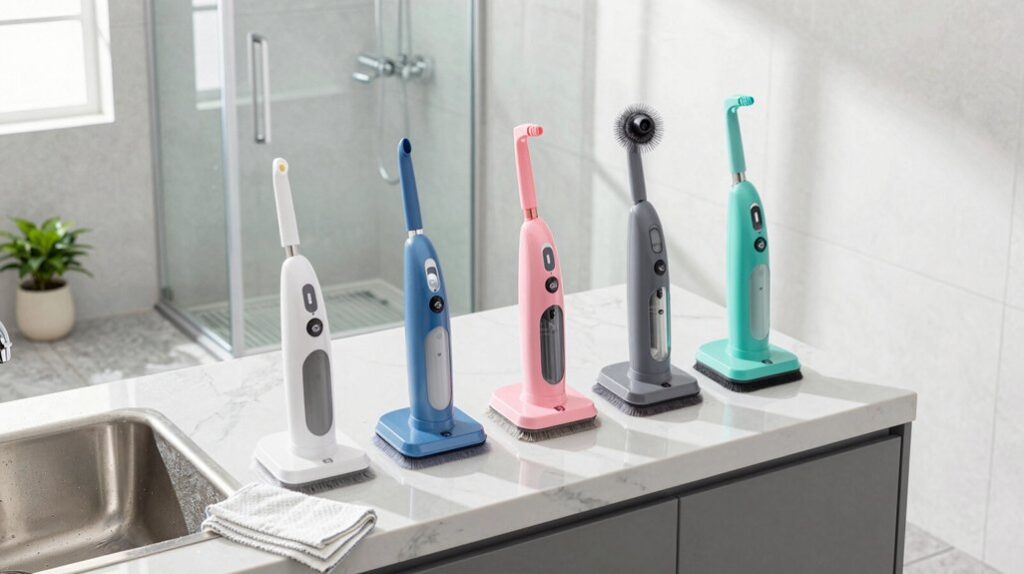 effortless cleaning with scrubbers