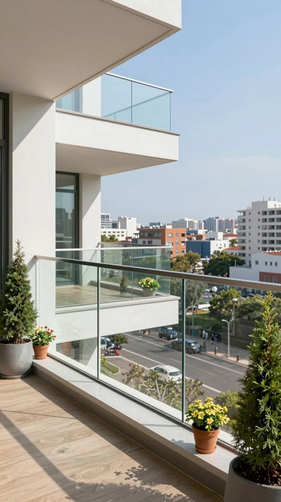 effortless customizable glass railings