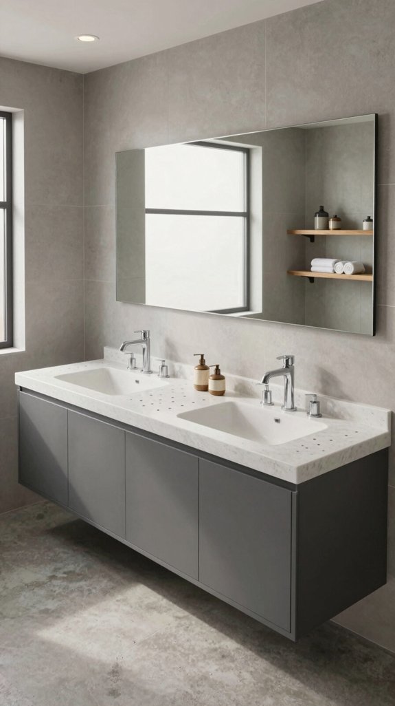 effortless double vanity installations