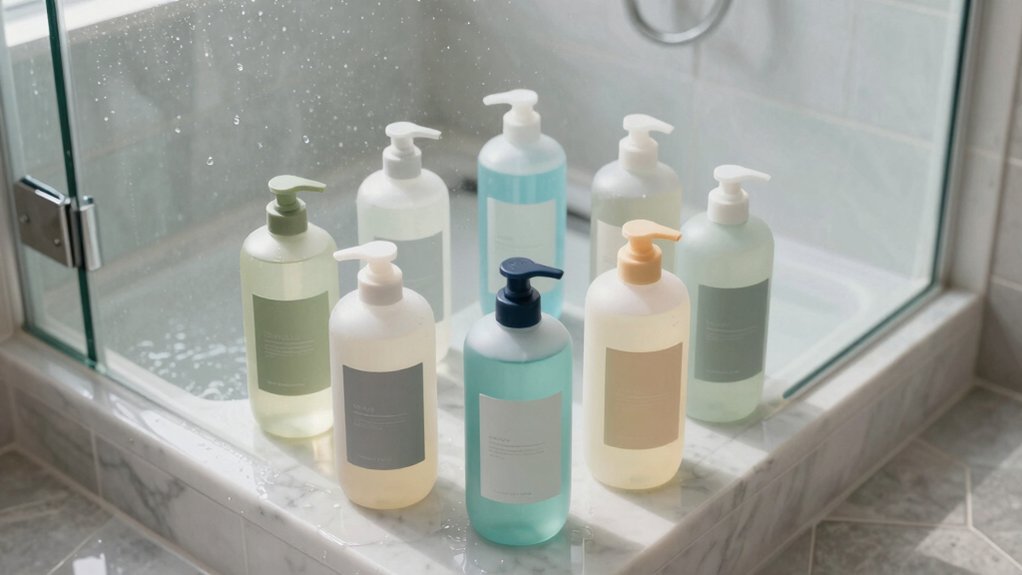 effortless grime fighting shower cleaners