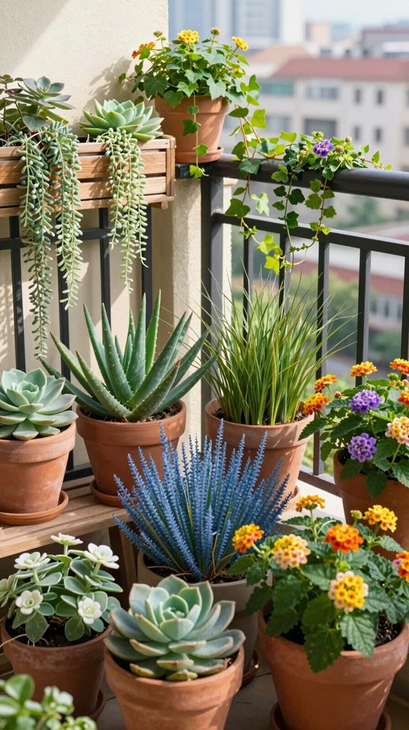 effortless lush balcony greenery