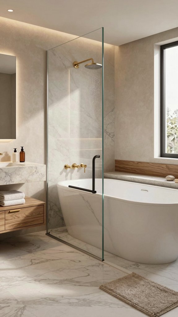 elegant accessible bathroom design