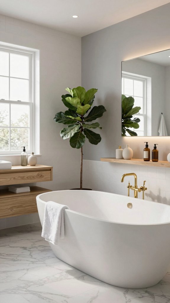 elegant and balanced bathrooms
