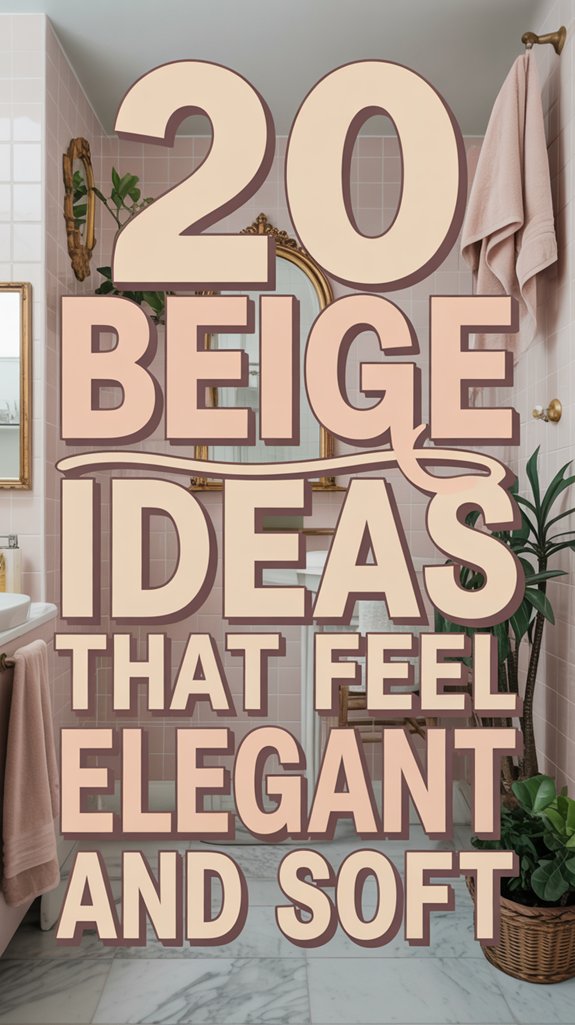 elegant and soft bathrooms