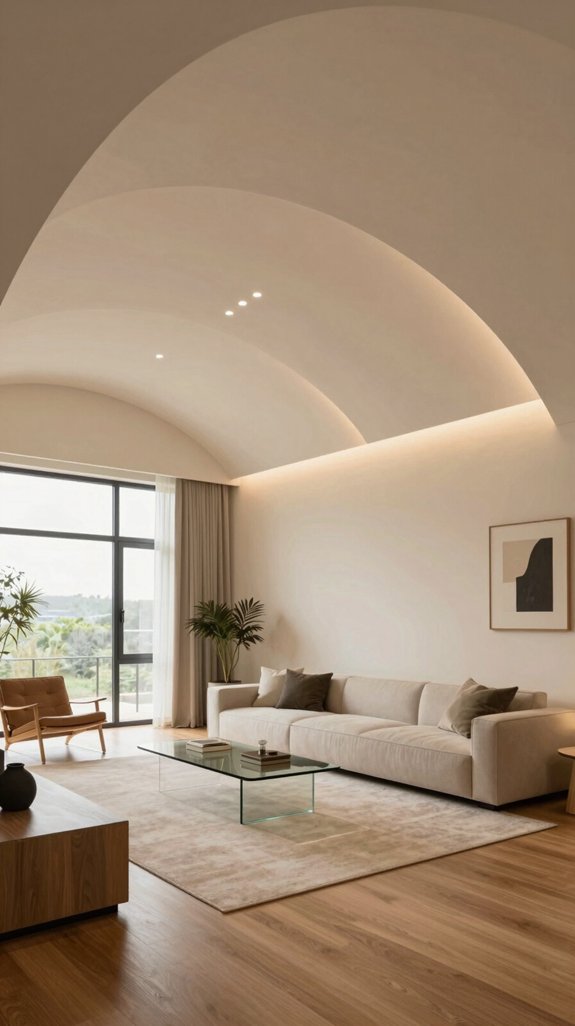 elegant archway lighting design