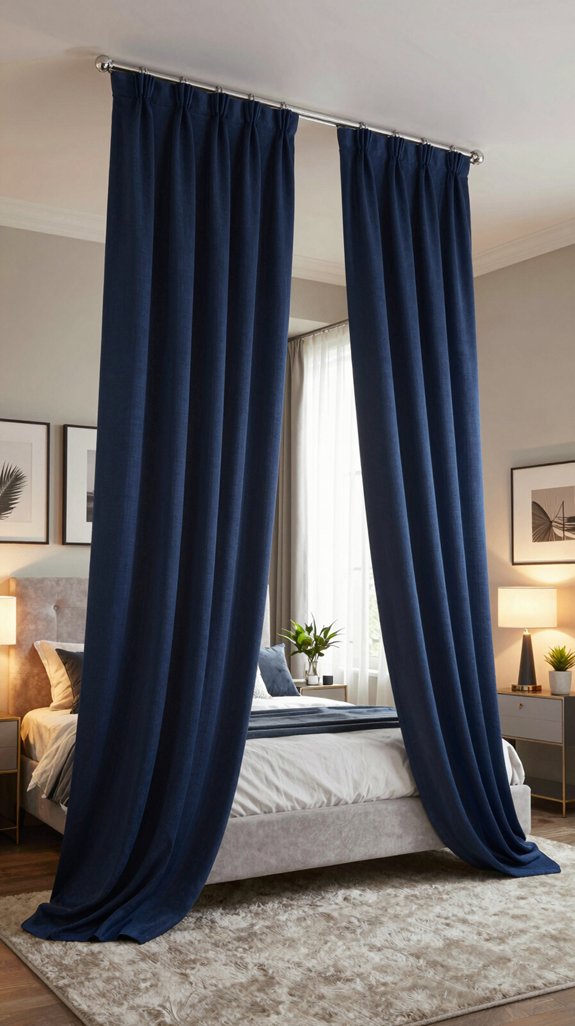 elegant bed drapery ideas