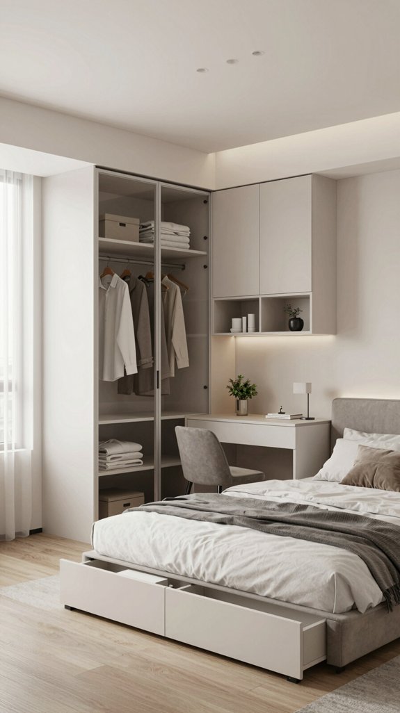 elegant built in storage solutions