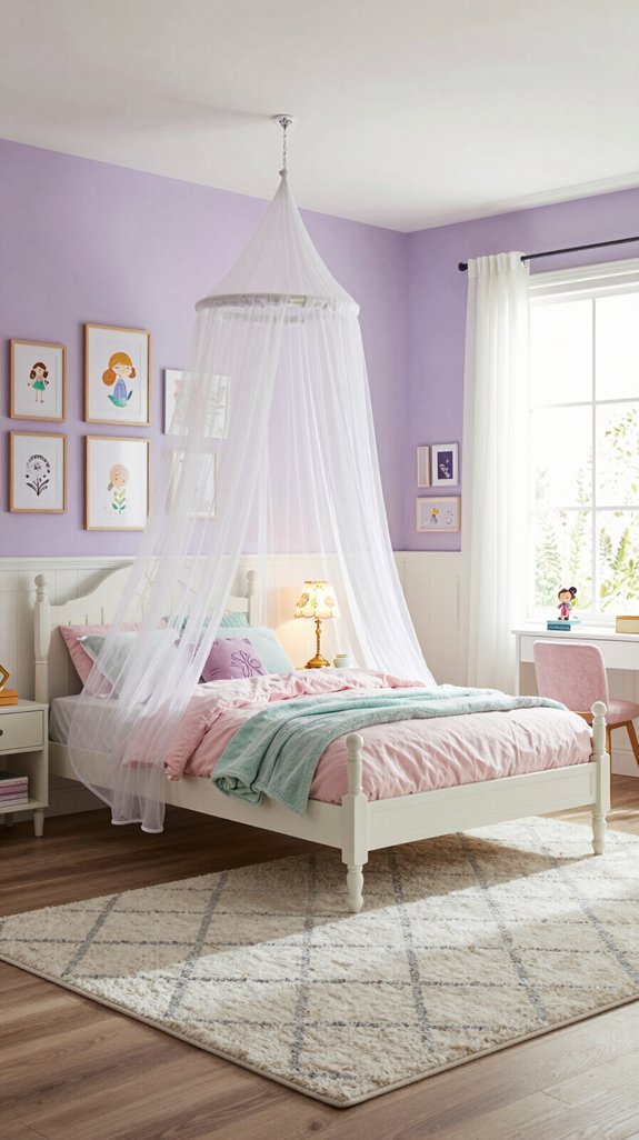 elegant canopy bed design