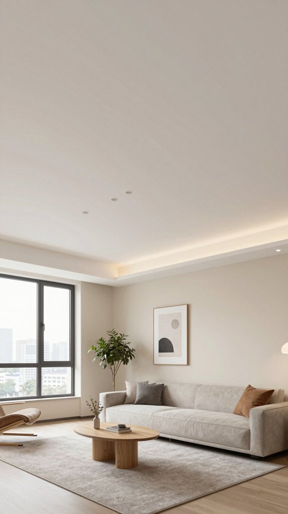 17 Living Room False Ceiling Design Ideas for Modern Homes 14 elegant compact ceiling designs