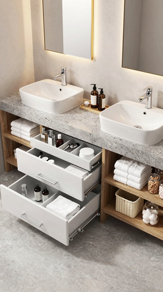 elegant dual storage solutions