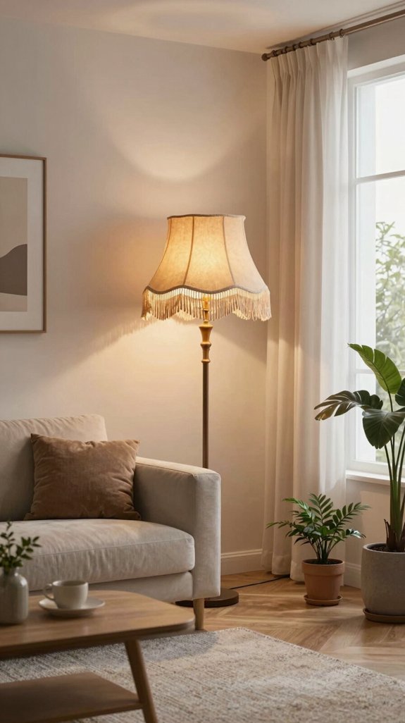 22 Wall Decor Design Ideas for Living Rooms 12 elegant fringed lampshades elevate ambiance
