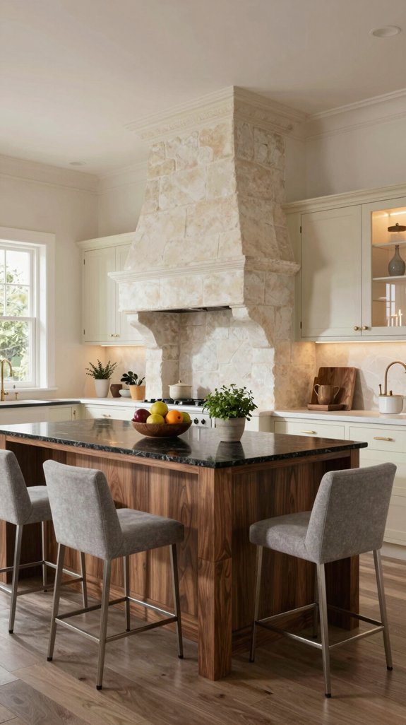 14 Chimney Kitchen Ideas for a Stylish Upgrade 4 elegant functional kitchen centerpiece