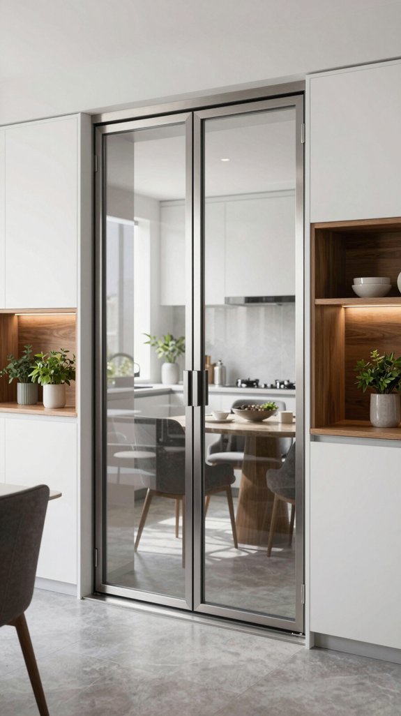 15 Kitchen Door Ideas That Elevate Your Entry 9 elegant glass door designs