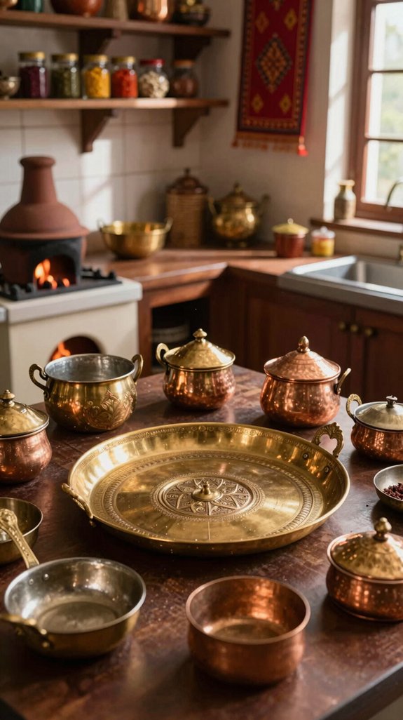elegant heritage kitchen utensils