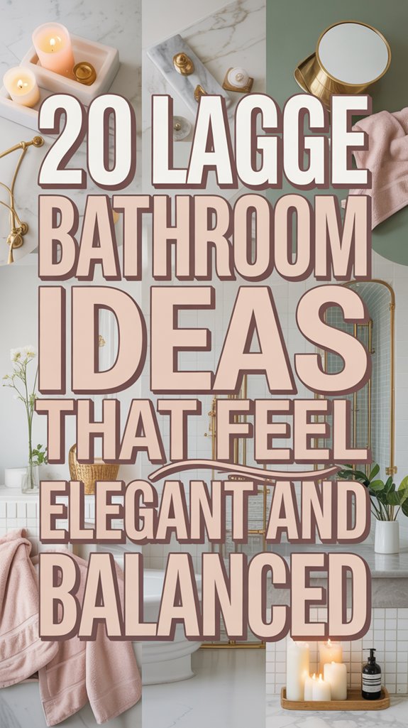 elegant large bathroom designs