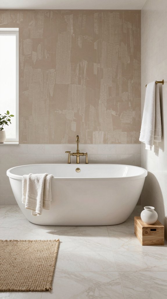 20 Neutral Bathroom Ideas That Feel Warm and Inviting 5 elegant layered bathroom design