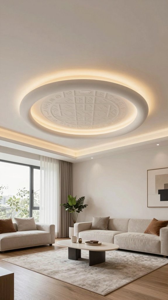 elegant layered ceiling designs