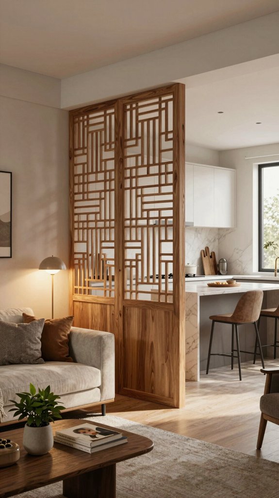 elegant light filtering dividers