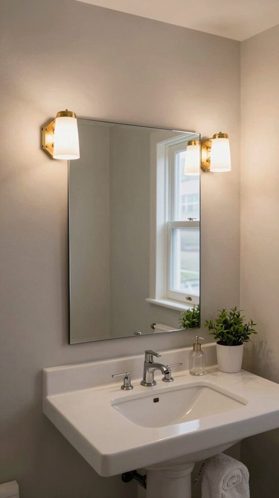 22 Apartment Bathroom Decor Ideas That Are Renter-Friendly 20 elegant plug in sconces installation