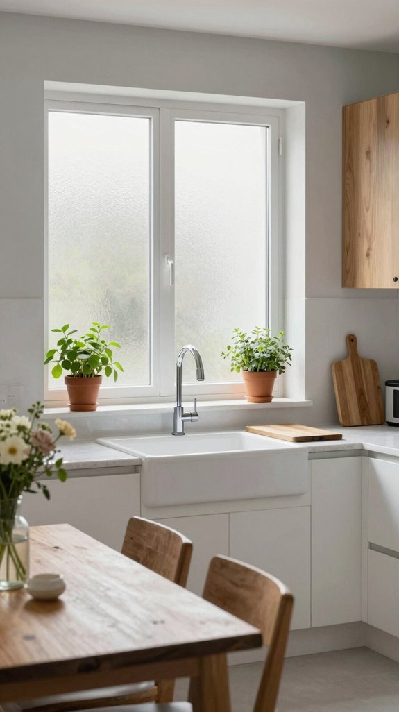 elegant privacy with light