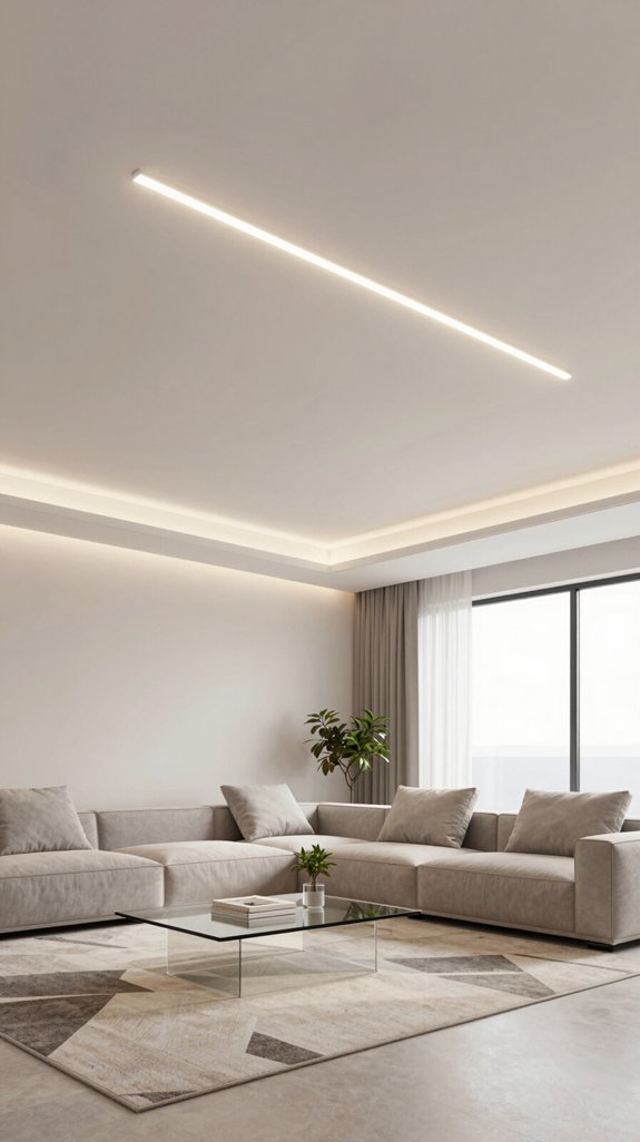 11 Profile Light Ceiling Design Ideas for Living Rooms 3 elegant recessed led lighting