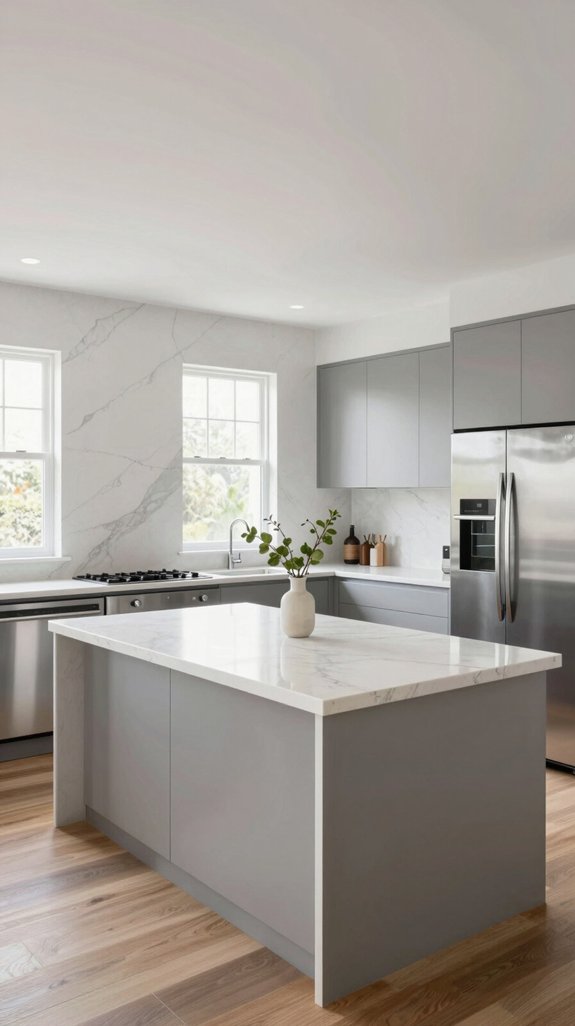 25 Modern Kitchen Ideas for a Sleek Contemporary Look 7 elegant slab backsplashes elevate kitchens