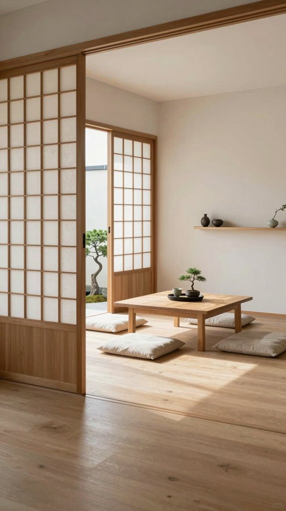 elegant sliding screen divisions