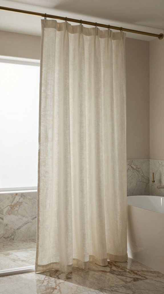 18 Shower Curtain Ideas Bathroom Designers Love 8 elegant sustainable fabric choices