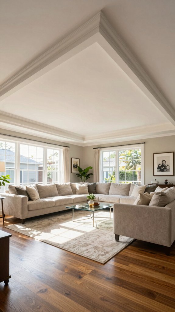 elegant tray ceiling design
