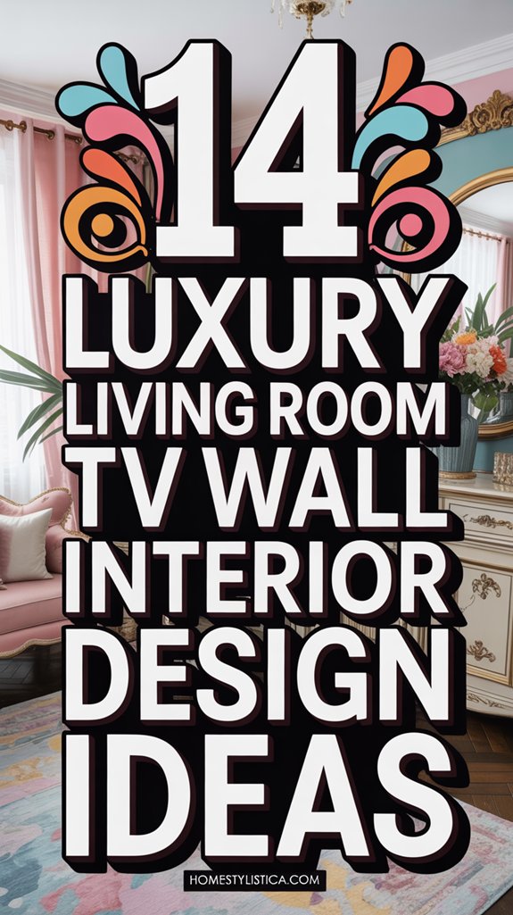 14 Luxury Living Room TV Wall Interior Design Ideas - Home Stylistica